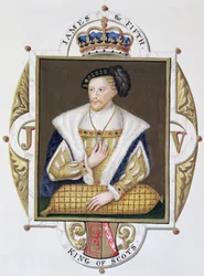 Retrato de James V (1512-42) Rey de Escocia de 